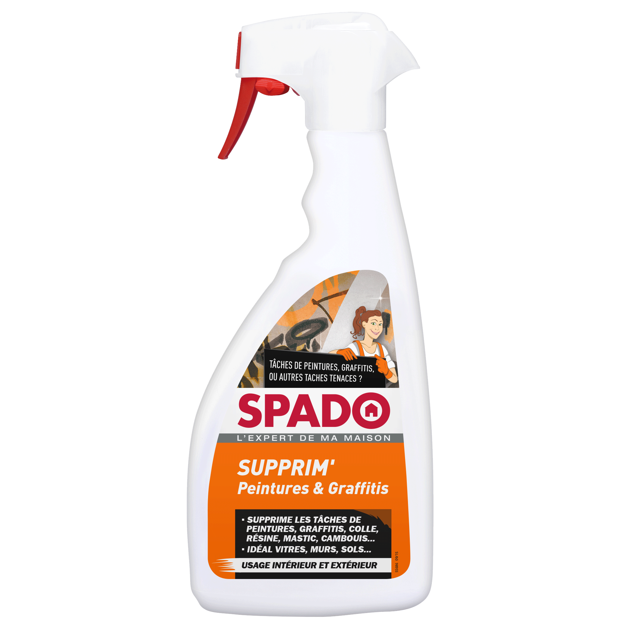 Supprim' graffitis et peintures 500ml SPADO